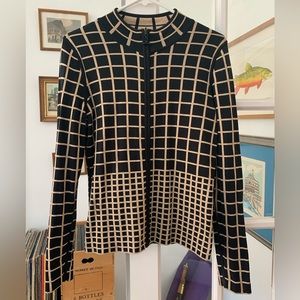 Reversible Pattern Sweater - Size M